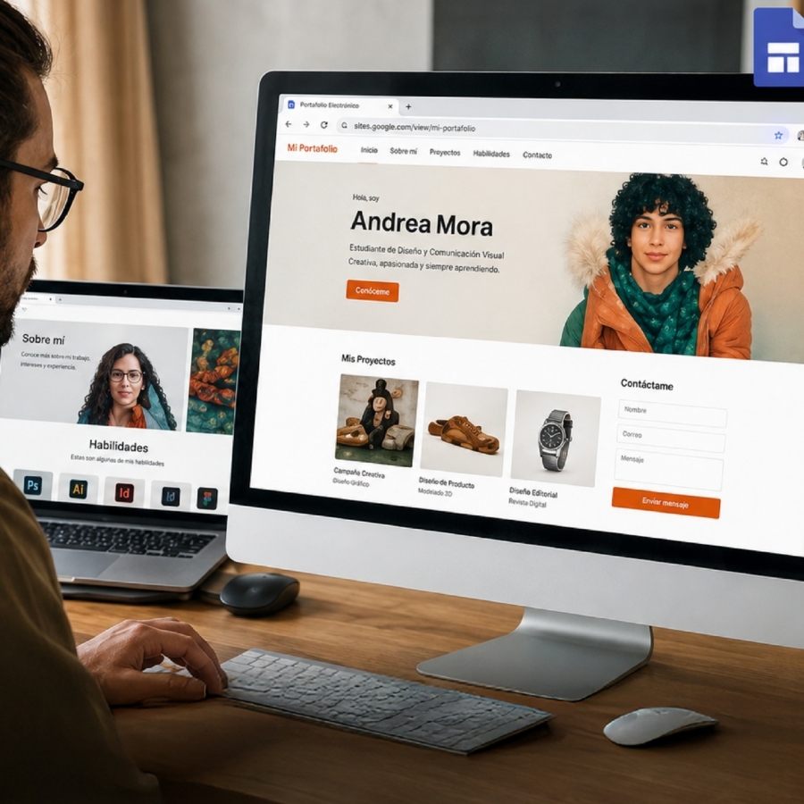 Crea tu Portafolio Electrónico con Google Sites