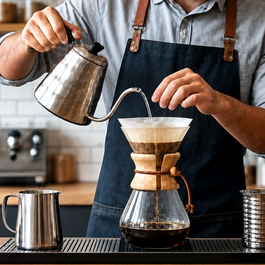 Brewing Pro para Coffee Shops: Métodos Rentables, Tendencias y Estandarización Comercial