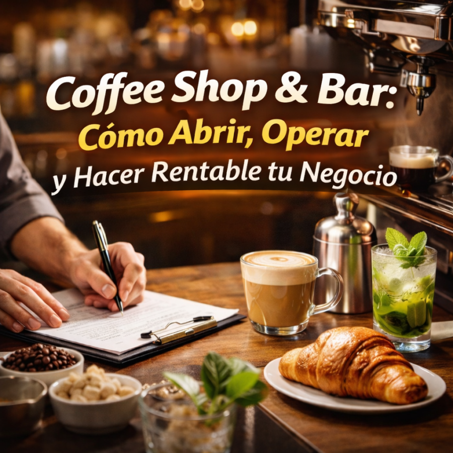 Coffee Shop & Bar Pro: Cómo Abrir, Operar y Hacer Rentable tu Negocio